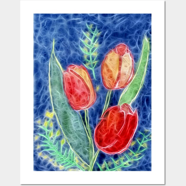 Tender Tulips Wall Art by Mila-Ola_Art